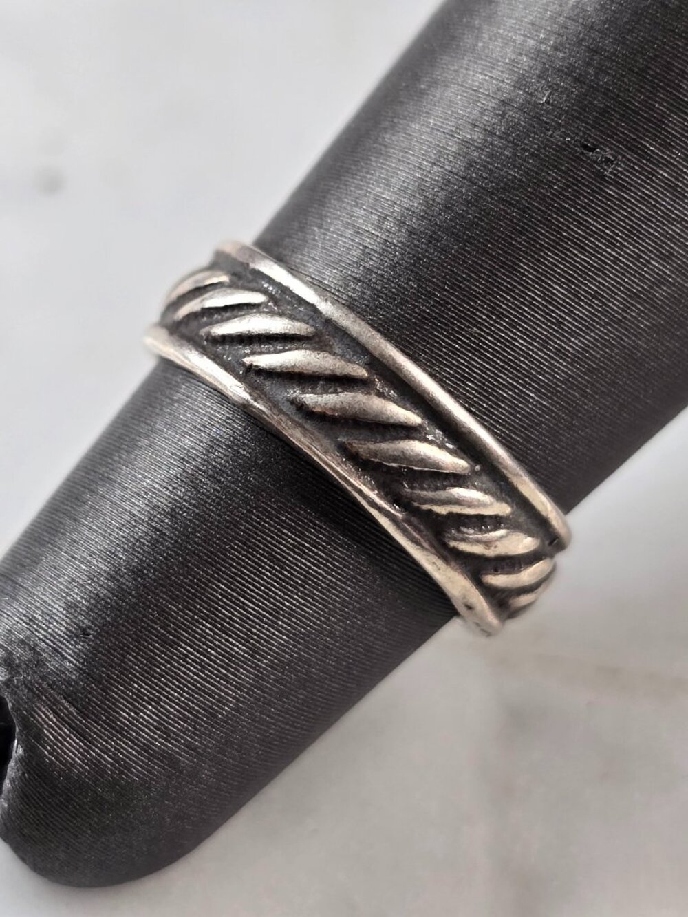 Womens Vintage Estate Sterling Silver Modernist Toe Ring 1.7g, E4146